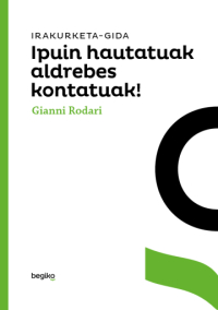 Liburuaren azala Gida Ipuin hautatuak aldrebes kontatuak